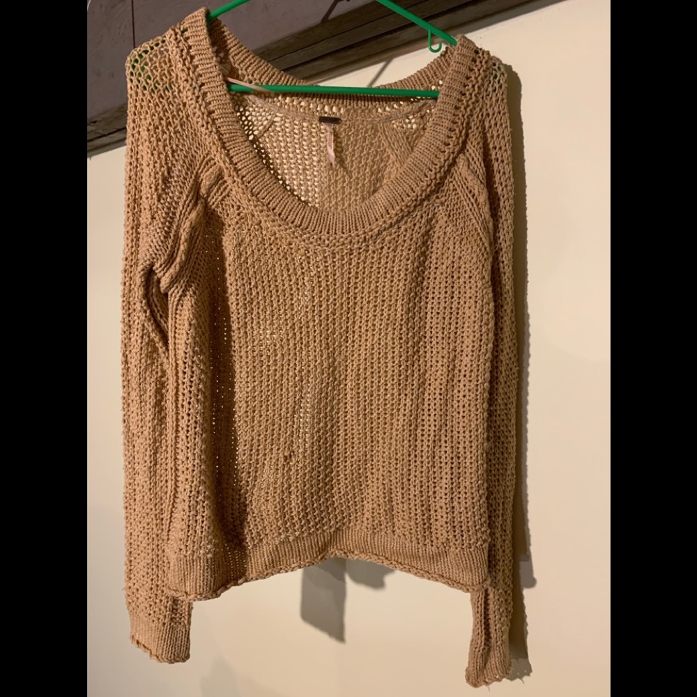 Free People sweater ready for fall beautiful class